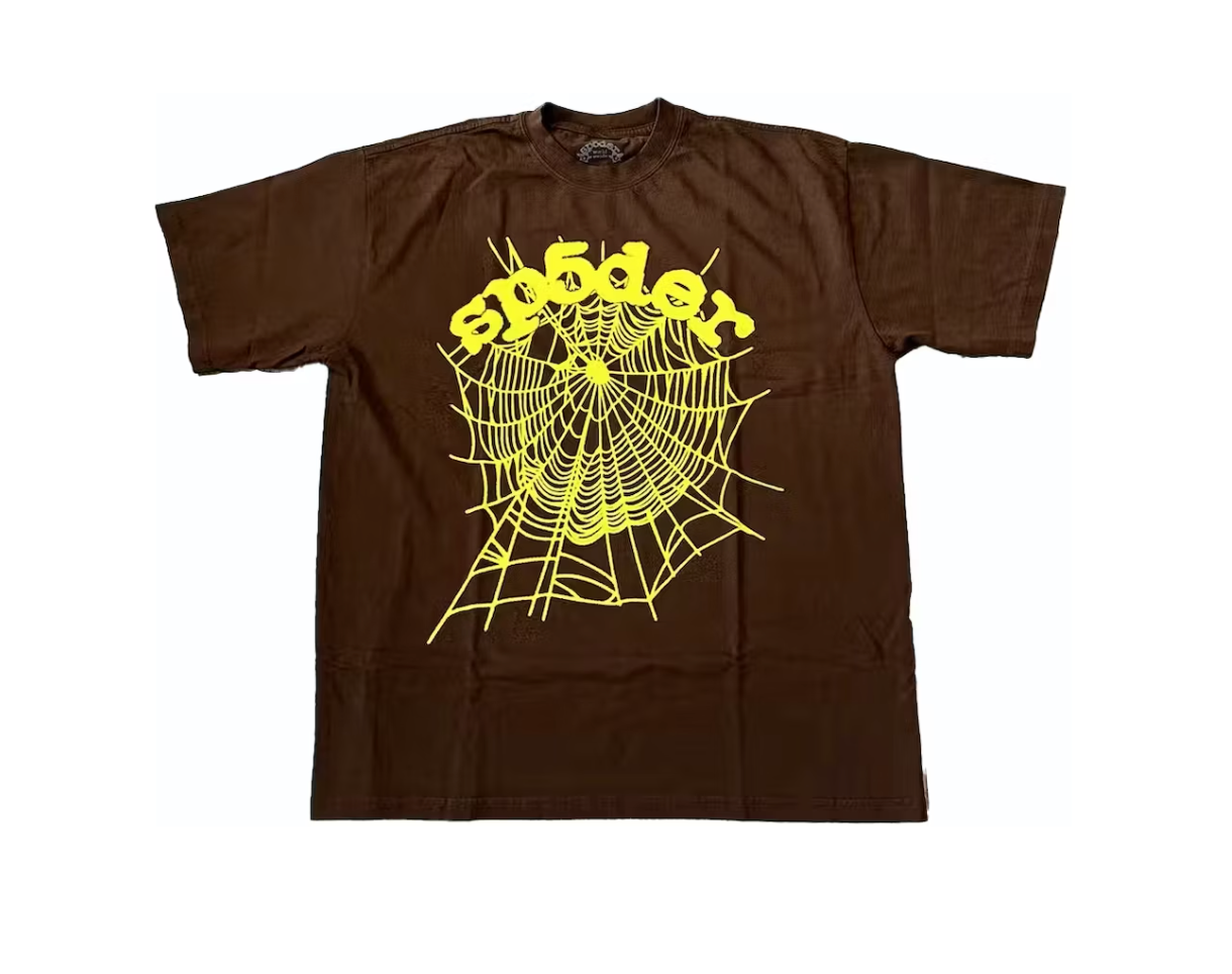 Sp5der OG Web Tee Brown