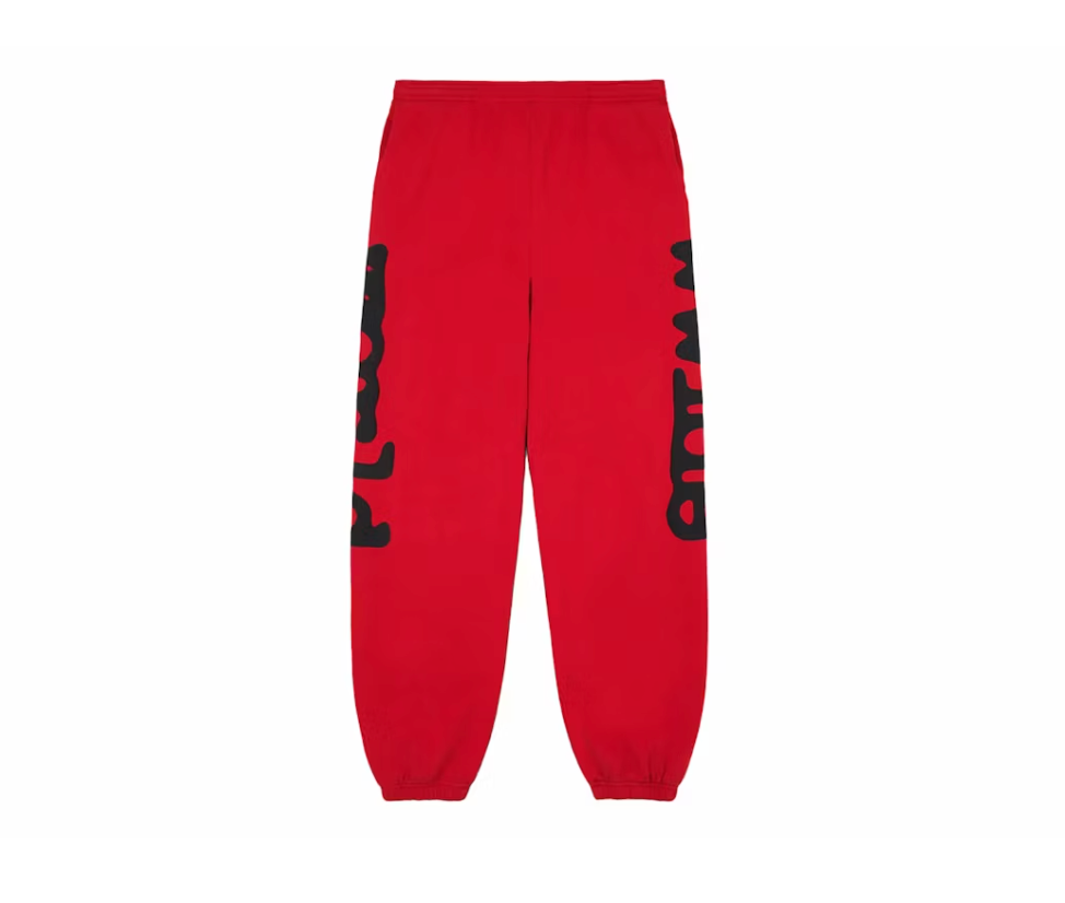 Sp5der Beluga Sweatpants Red