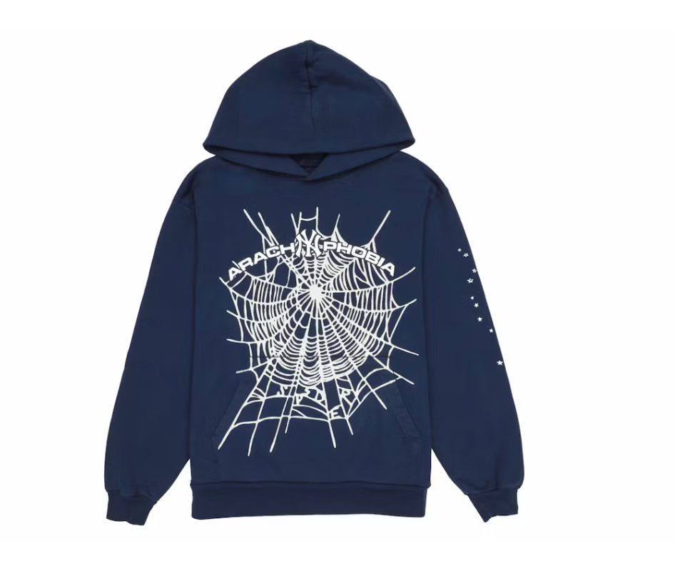 Sp5der Arach NY Phobia Hoodie Navy