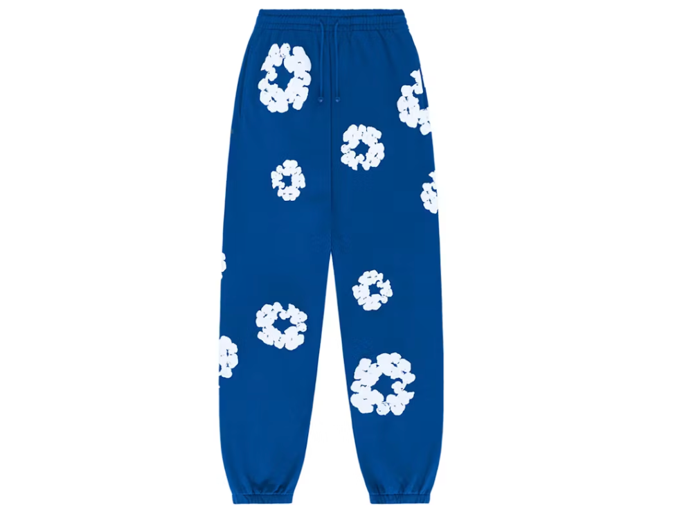 Denim Tears The Cotton Wreath Sweatpants Royal Blue