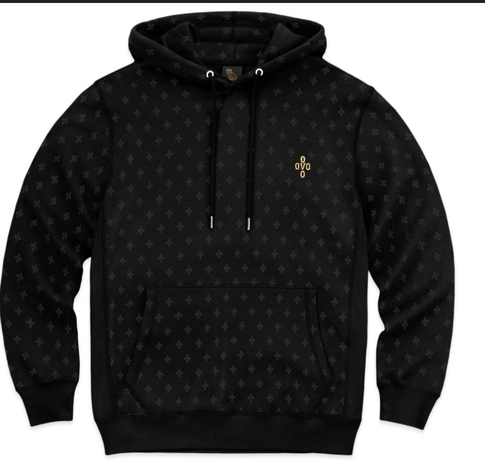 OVO Monogram Hoodie Black