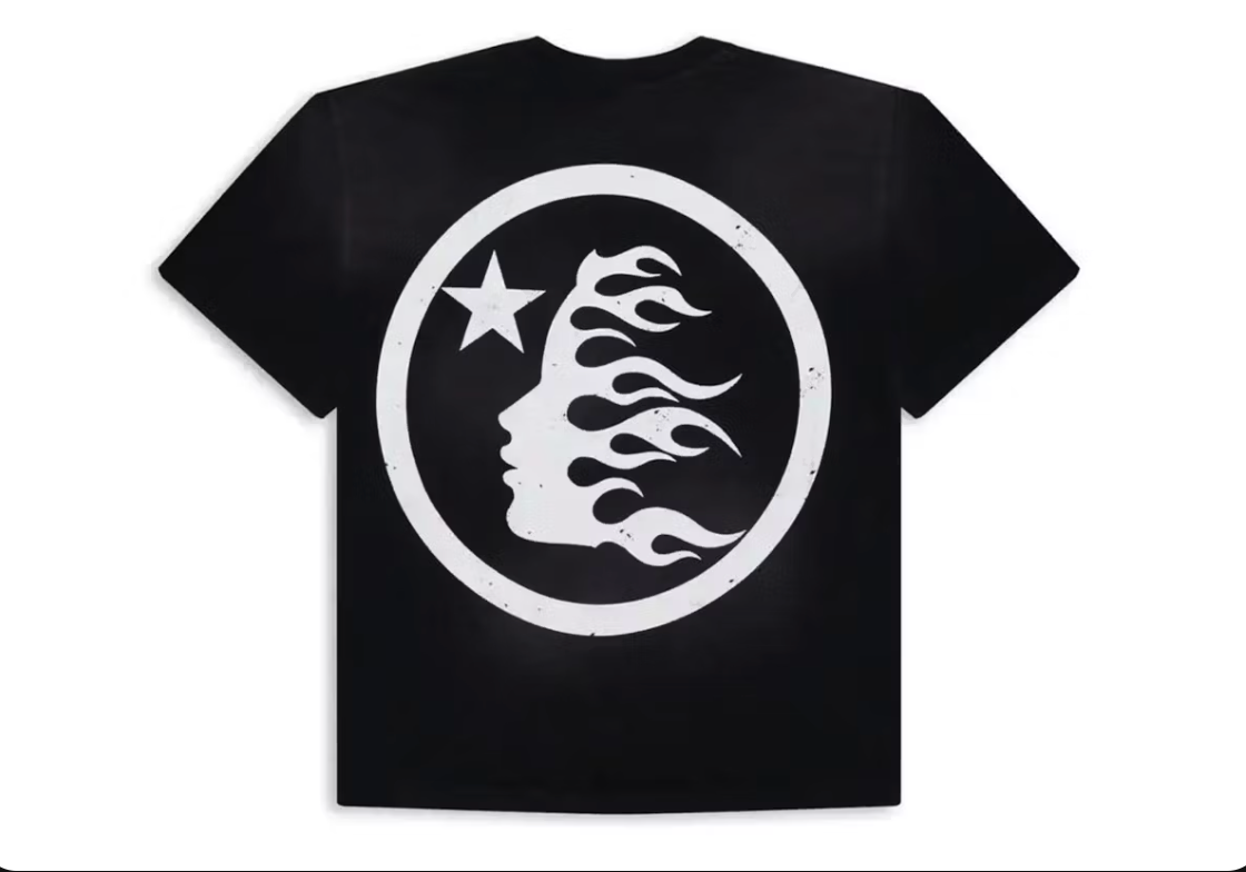 Hellstar Classic Logo Gel Print T-shirt Black