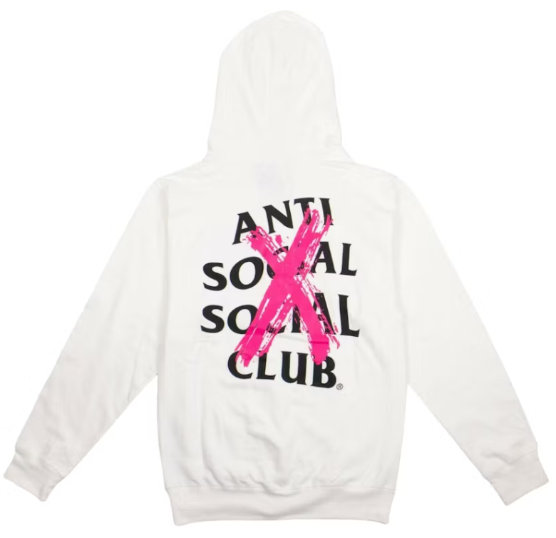 Anti Social Social Club Cancelled Hoodie White
