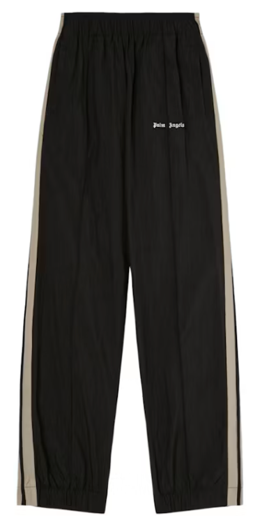 Palm Angels Logo-Print Side-Stripe Track Pants Black