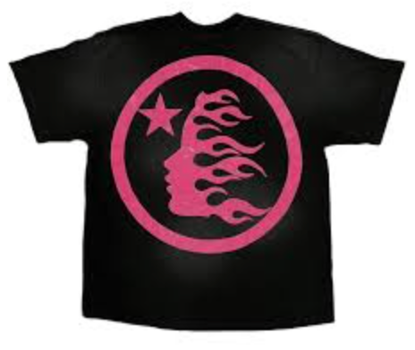 Hellstar Gel Sport Logo T-Shirt Black/Pink