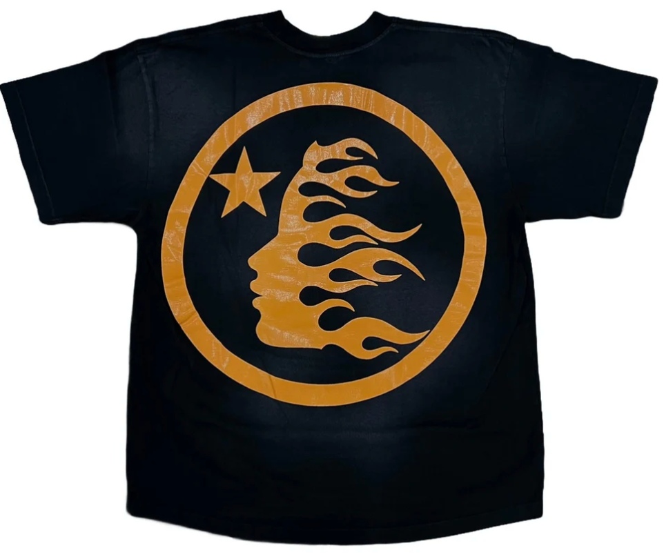 Hellstar Gel Sport Logo T-Shirt Black/Orange