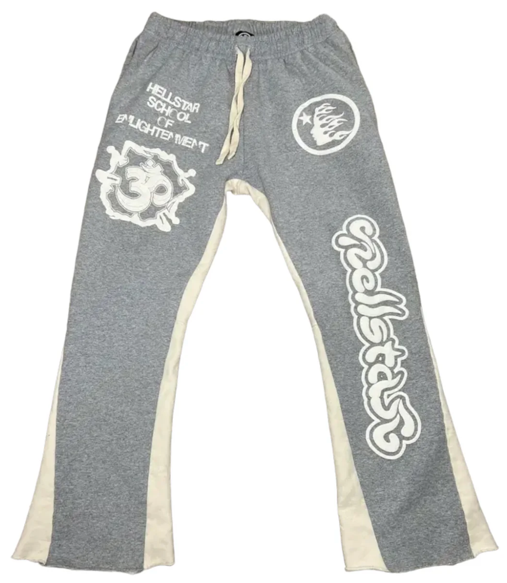 HELLSTAR SCHOOL OF ENLIGHTENMENT GREY SWEATPANTS