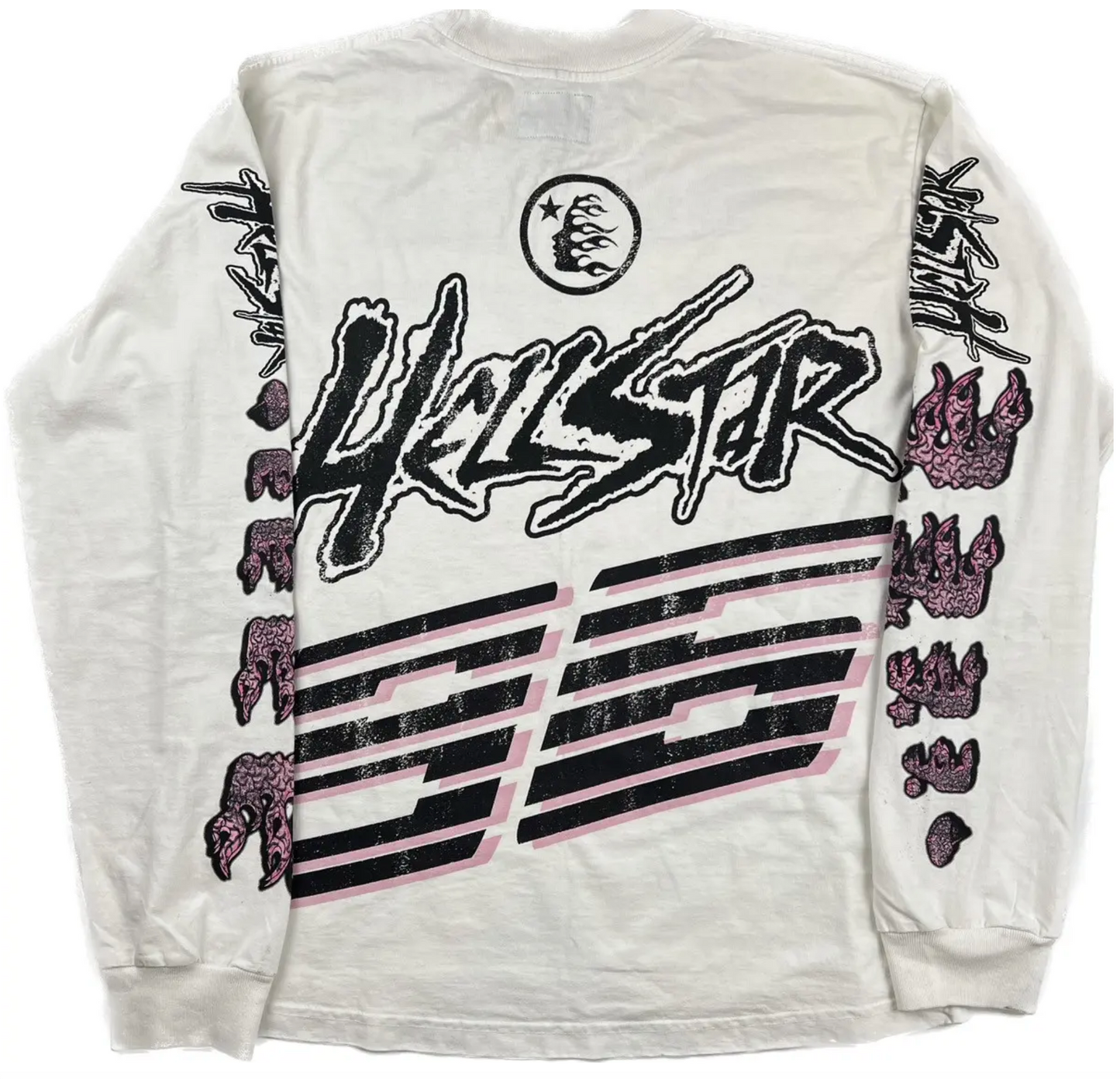 Hellstar Brain Racer Long Sleeve White