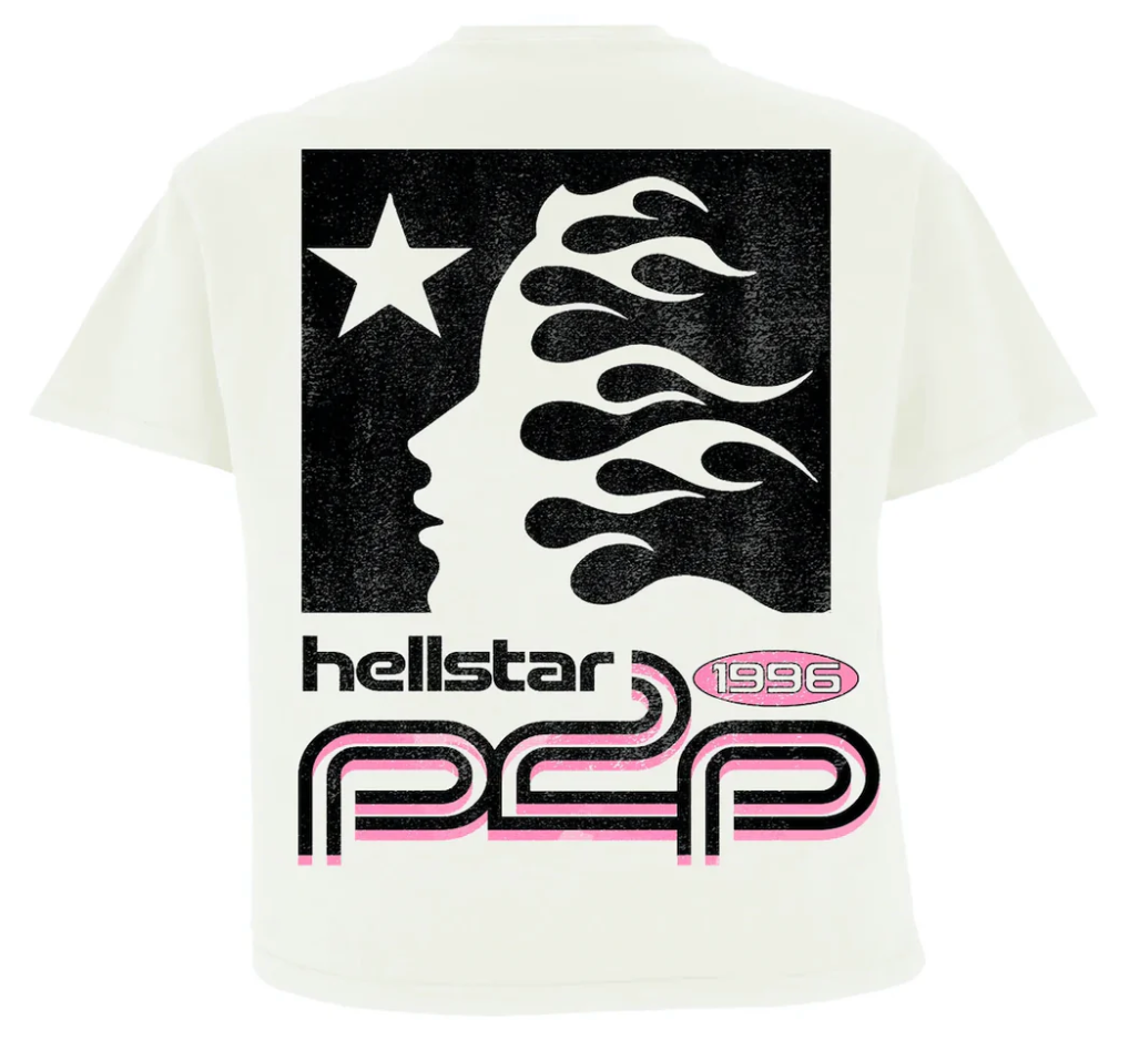 Hellstar Sport Logo T-Shirt White/Pink