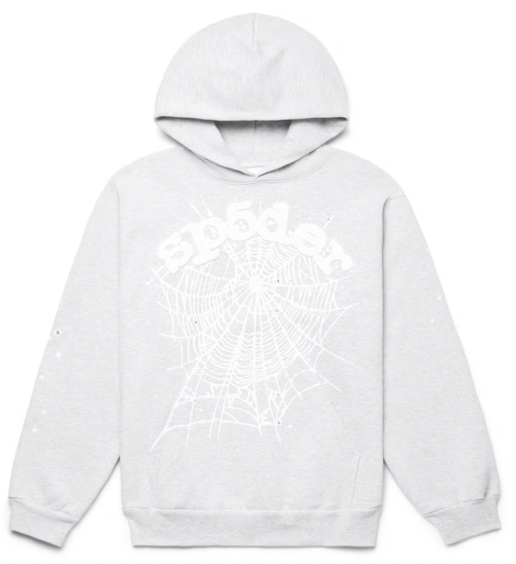 Sp5der OG Web Hoodie Heather Grey
