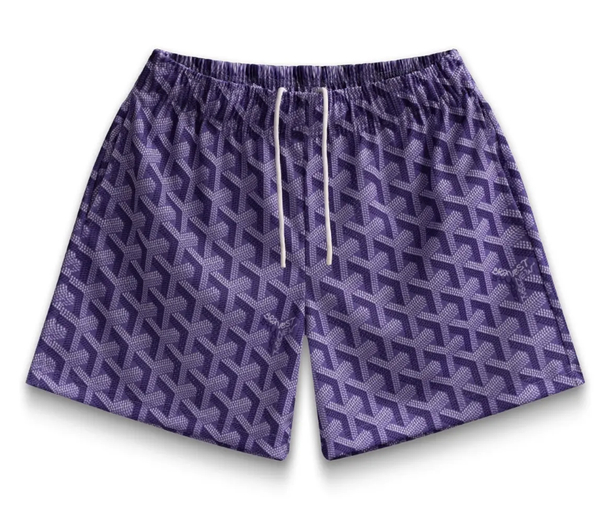 Bravest Studios Goyard Shorts Purple