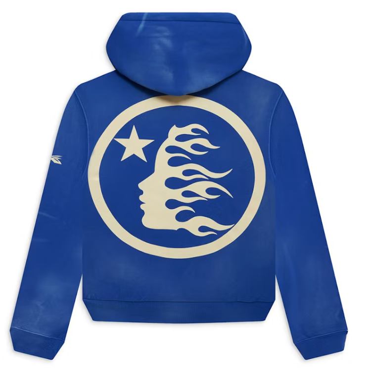 Hellstar No Guts No Glory! Hoodie Hoodie Blue