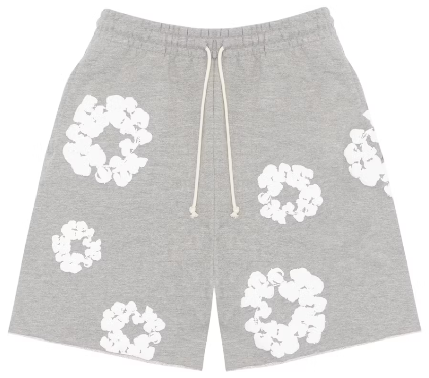 Denim Tears The Cotton Wreath Shorts Grey