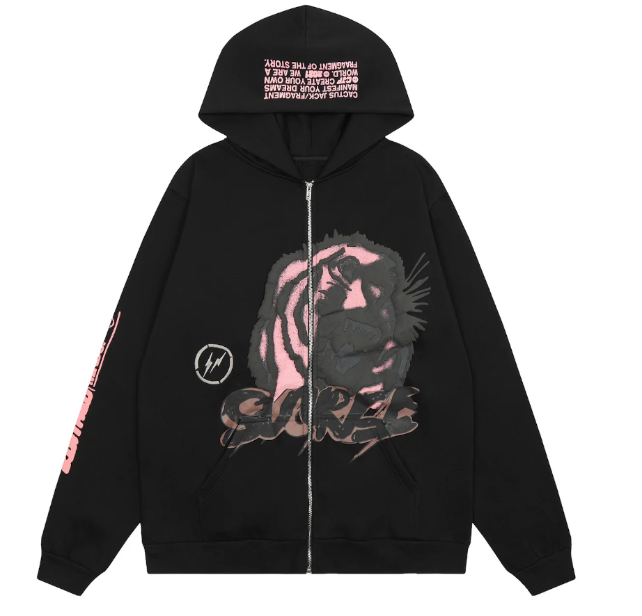Cactus Jack Fragment Zip Up Hoodie