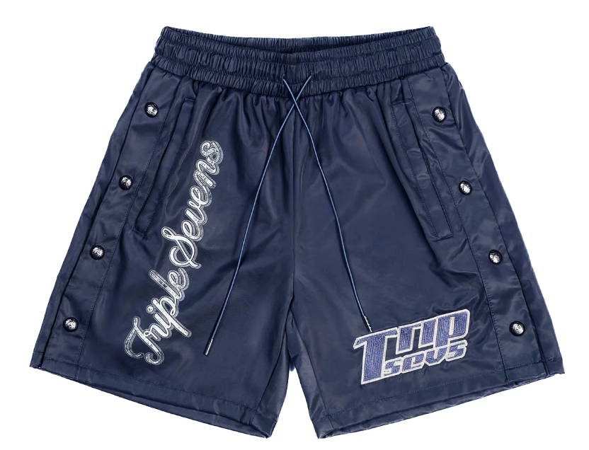 Triple Sevens Nylon Shorts Navy