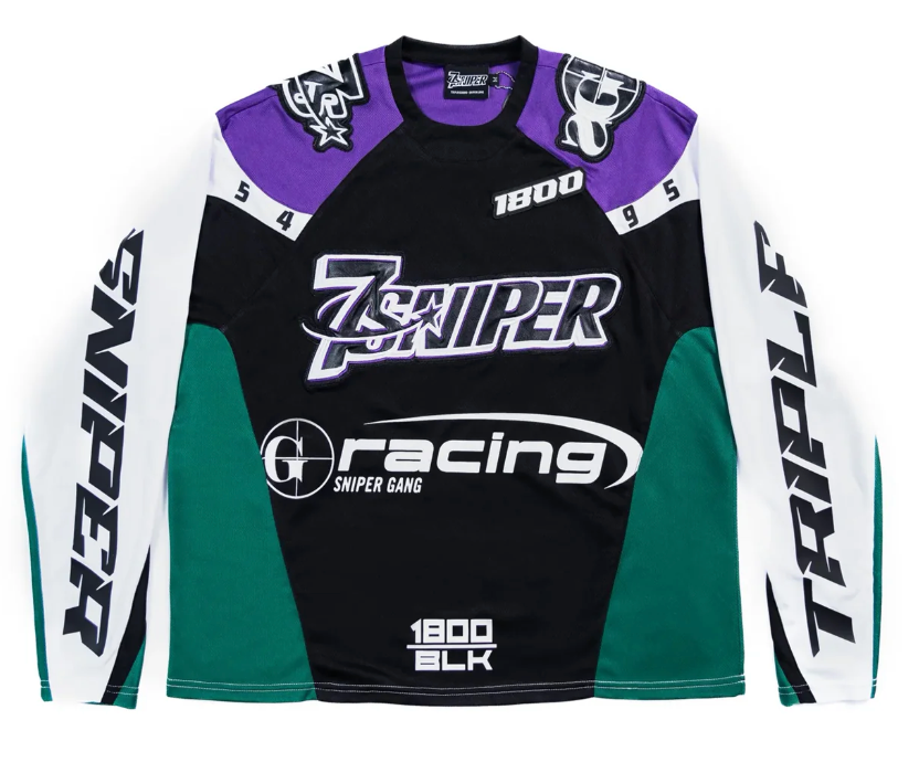 Triple Sevens x Sniper Gang 1800 Racing Jersey Green