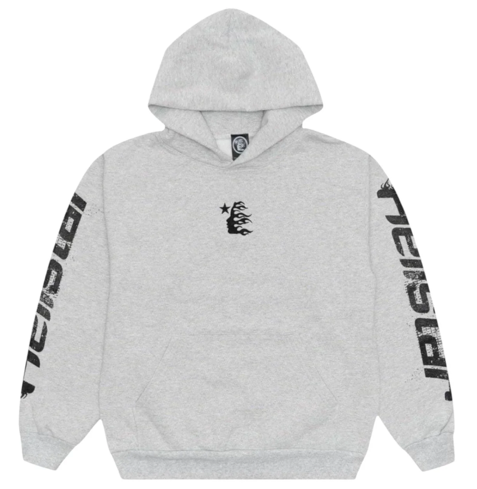 Hellstar Overseas Exclusive Speed Racer Hoodie Ash Grey