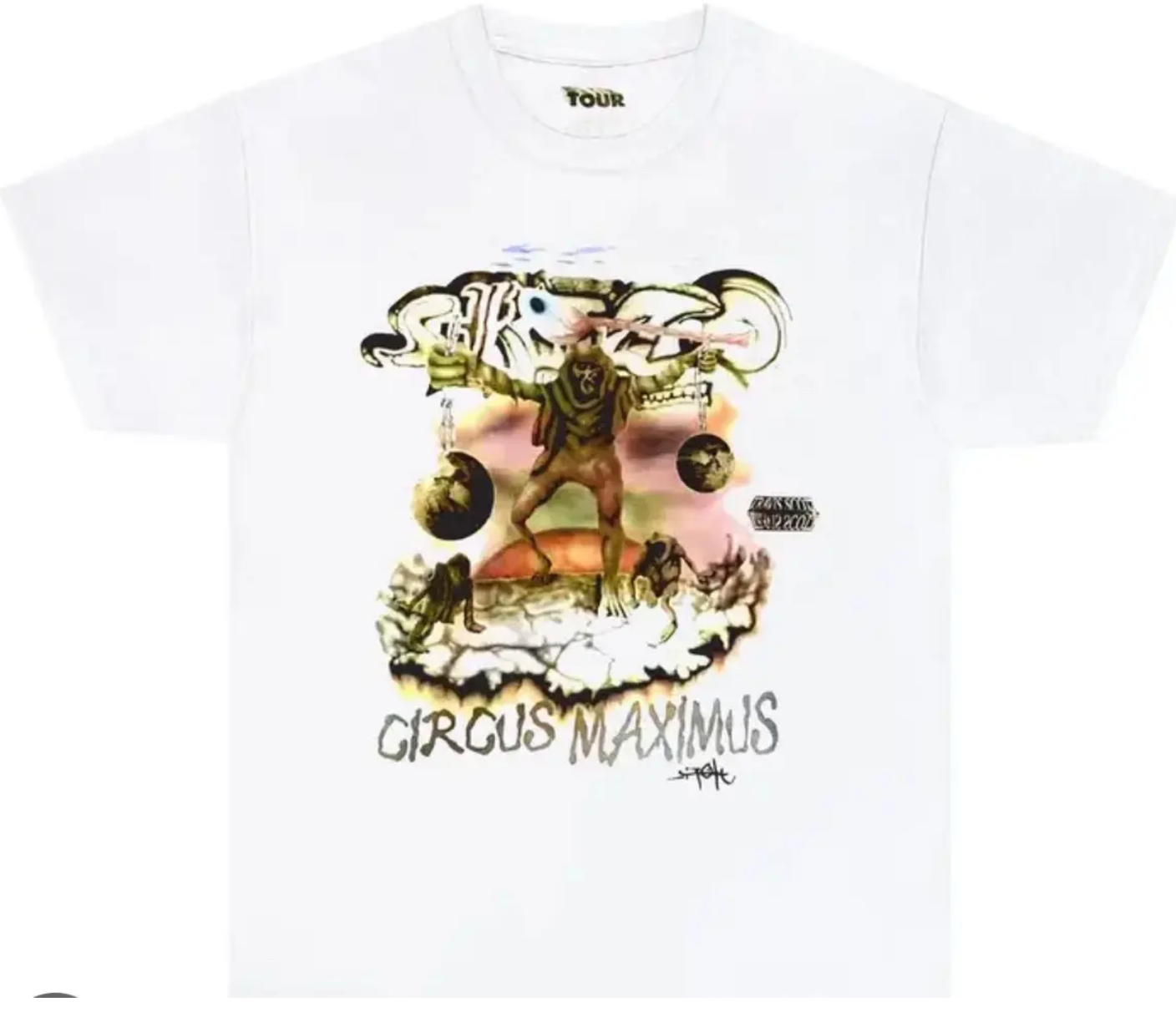 “Circus Maximus” Utopia TOUR TEE white