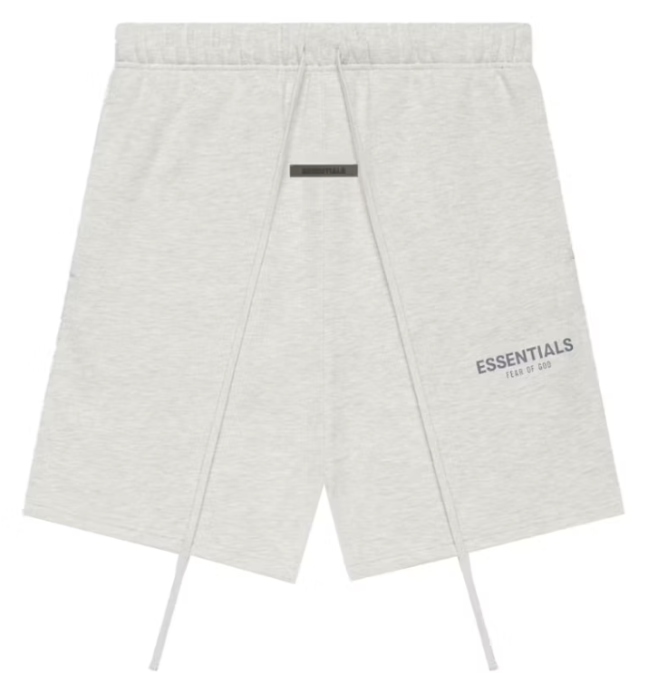 FEAR OF GOD ESSENTIALS Fleece Shorts Heather Oatmeal