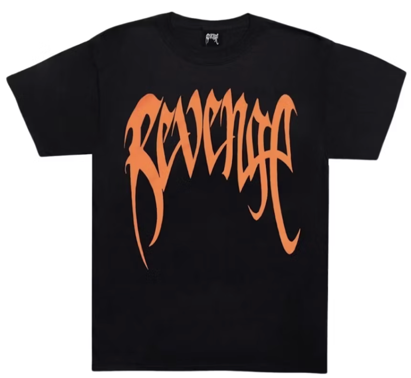 Revenge Orange Arch T-shirt Black