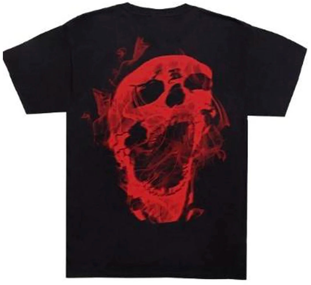 Revenge Red Smoke Tee Black