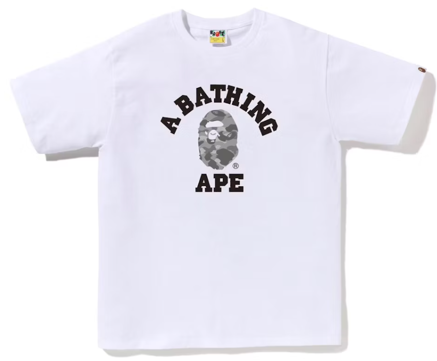 BAPE Honeycomb Camo College Tee