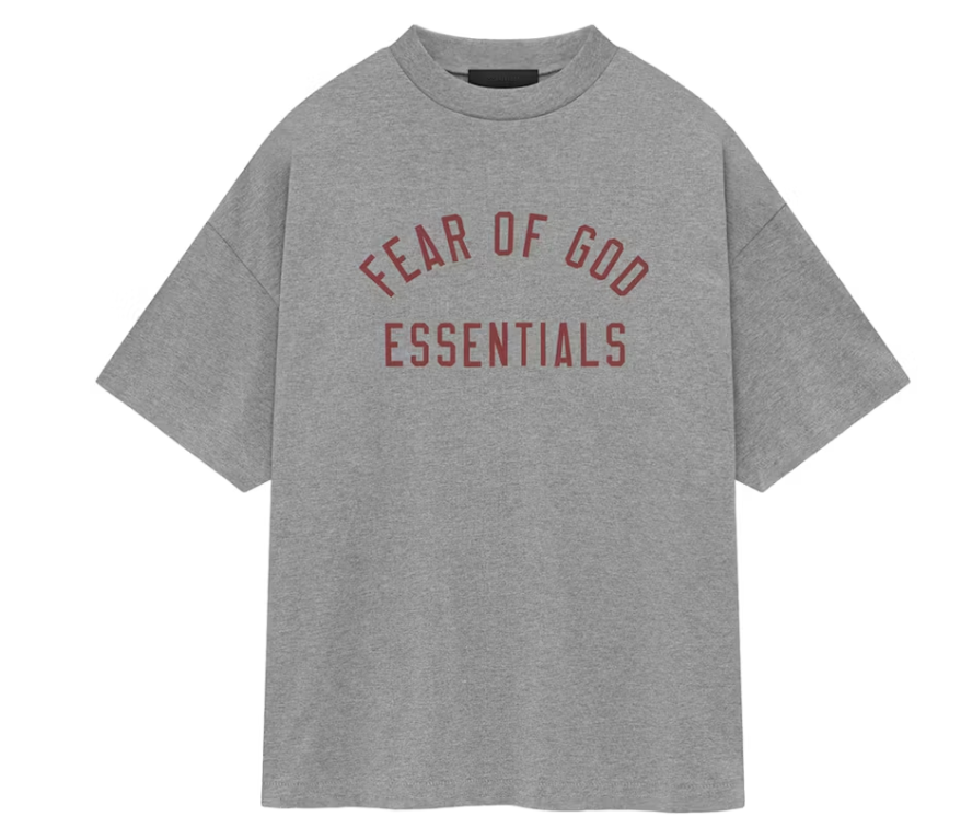 Fear of God Essentials Jersey Crewneck Tee Dark Heather