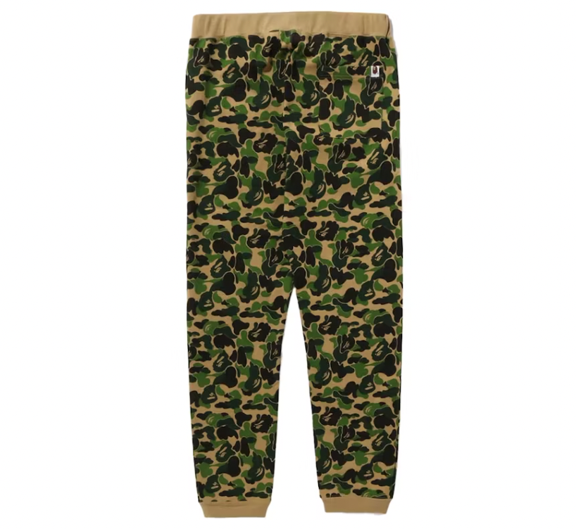 BAPE ABC Camo Crystal Stone Sweat Pants Green