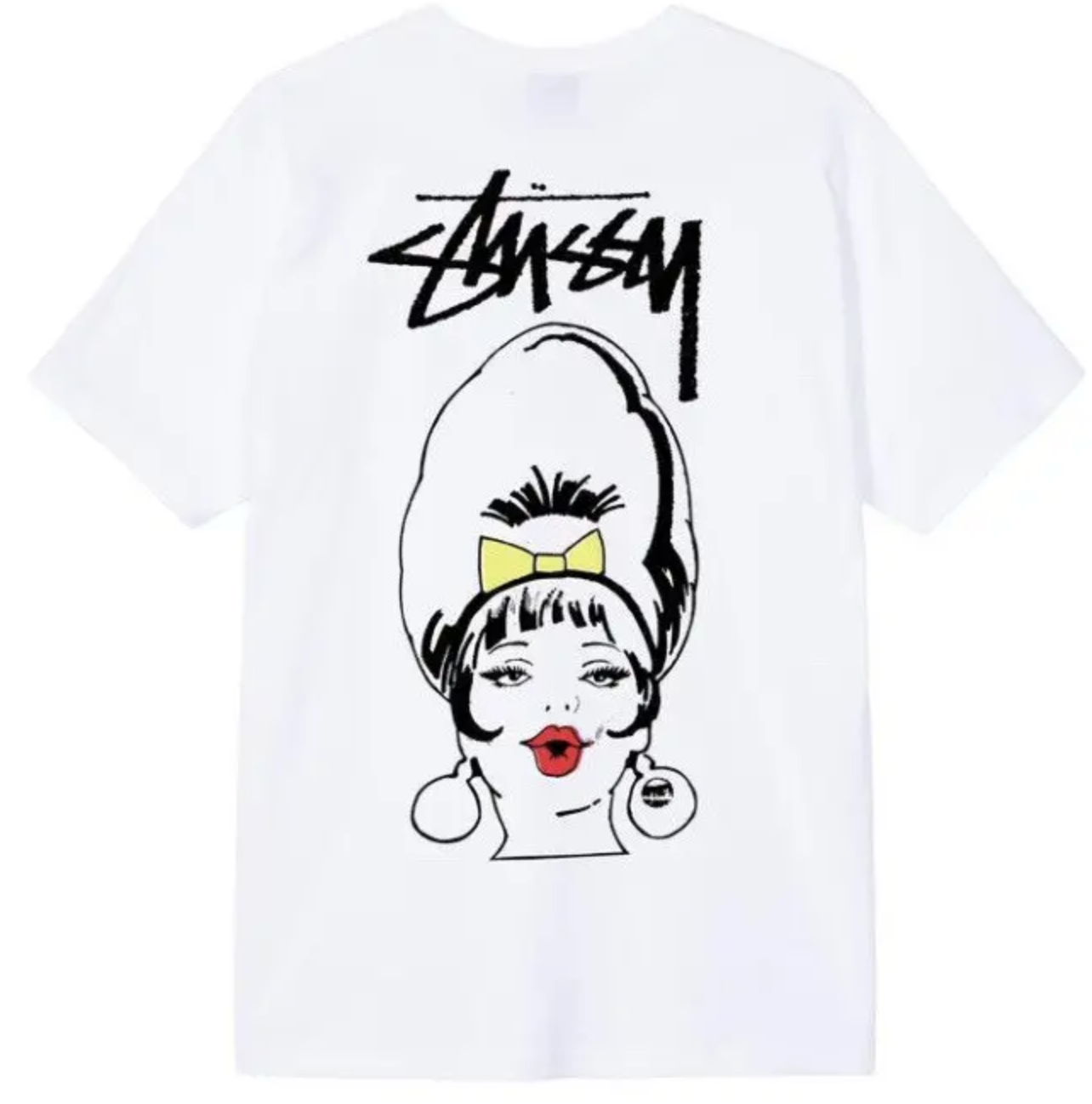 Stussy Living Dolls White Tee