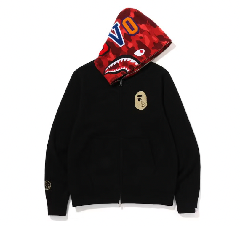 BAPE x OVO Shark Full Zip Hoodie