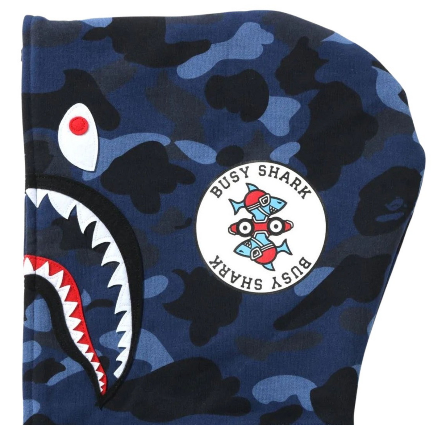 BAPE Color Camo Shark Full Zip Hoodie Blue
