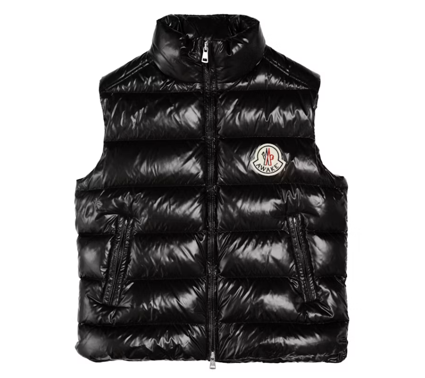 Awake x Moncler Parker Gilet Puffer Vest Black