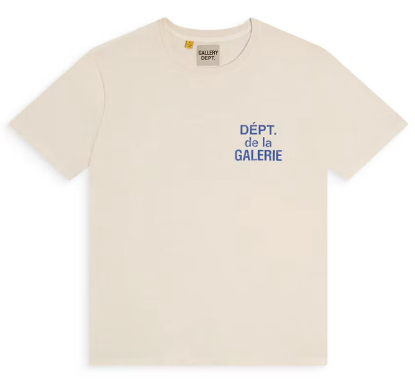 Gallery Dept. French Tee Cream Blue