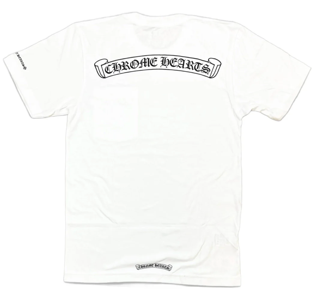 Chrome Hearts Scroll Logo T-Shirt White