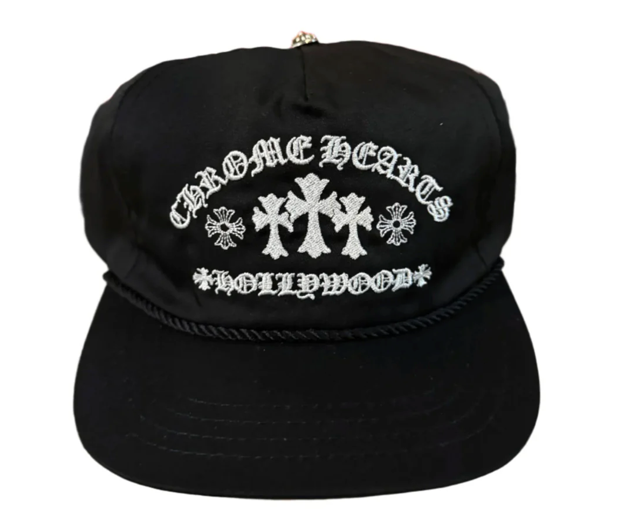 Chrome Hearts Gas Station Embroidered Trucker Hat Black