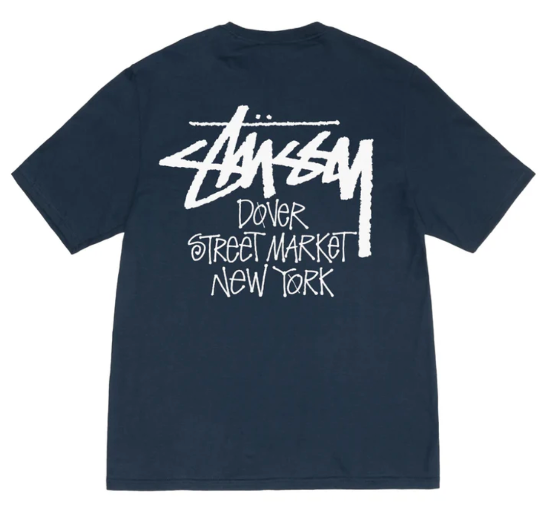 Stussy Dover Street Market New York Tee Navy