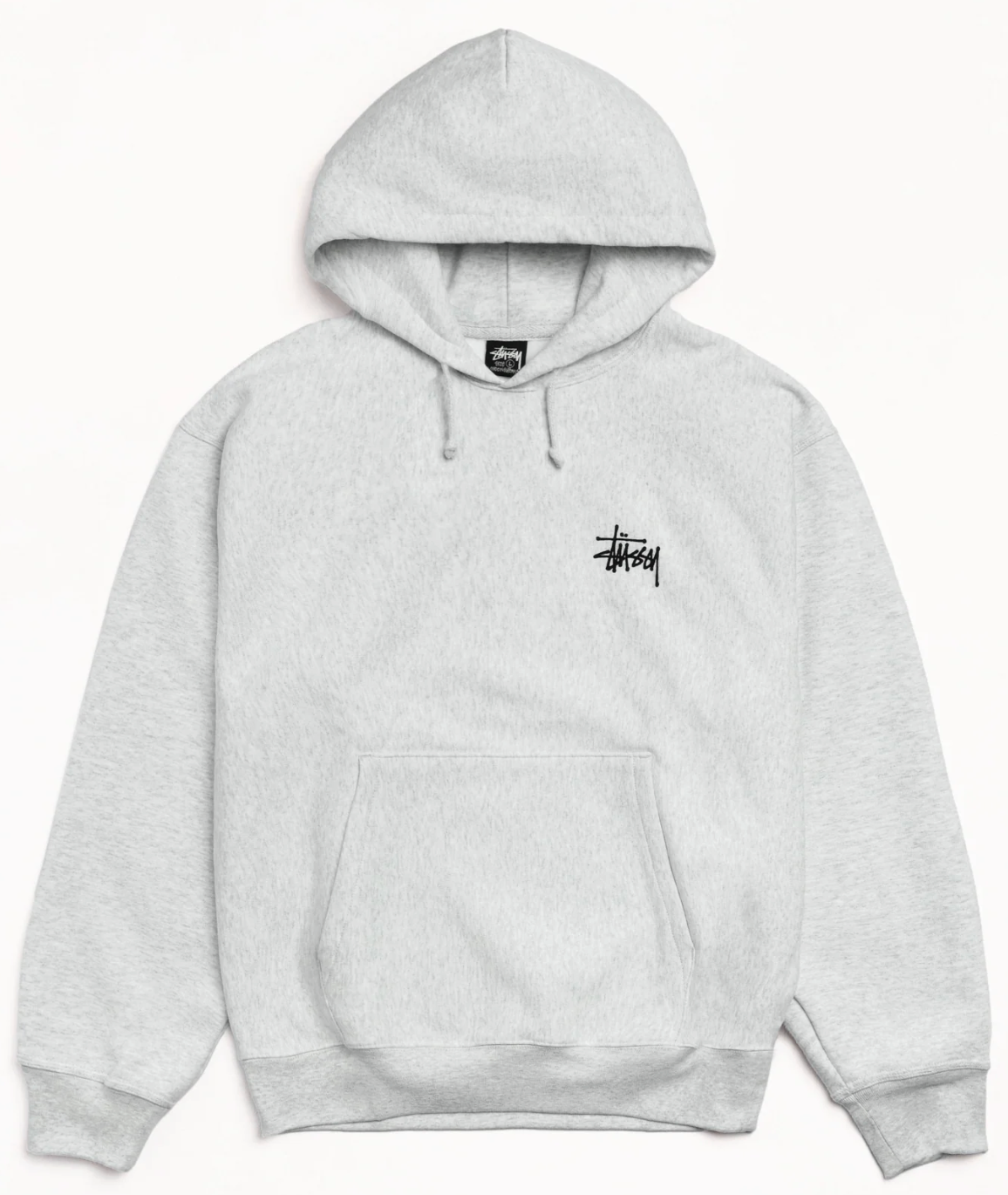 Stussy basic Logo hoodie Grey