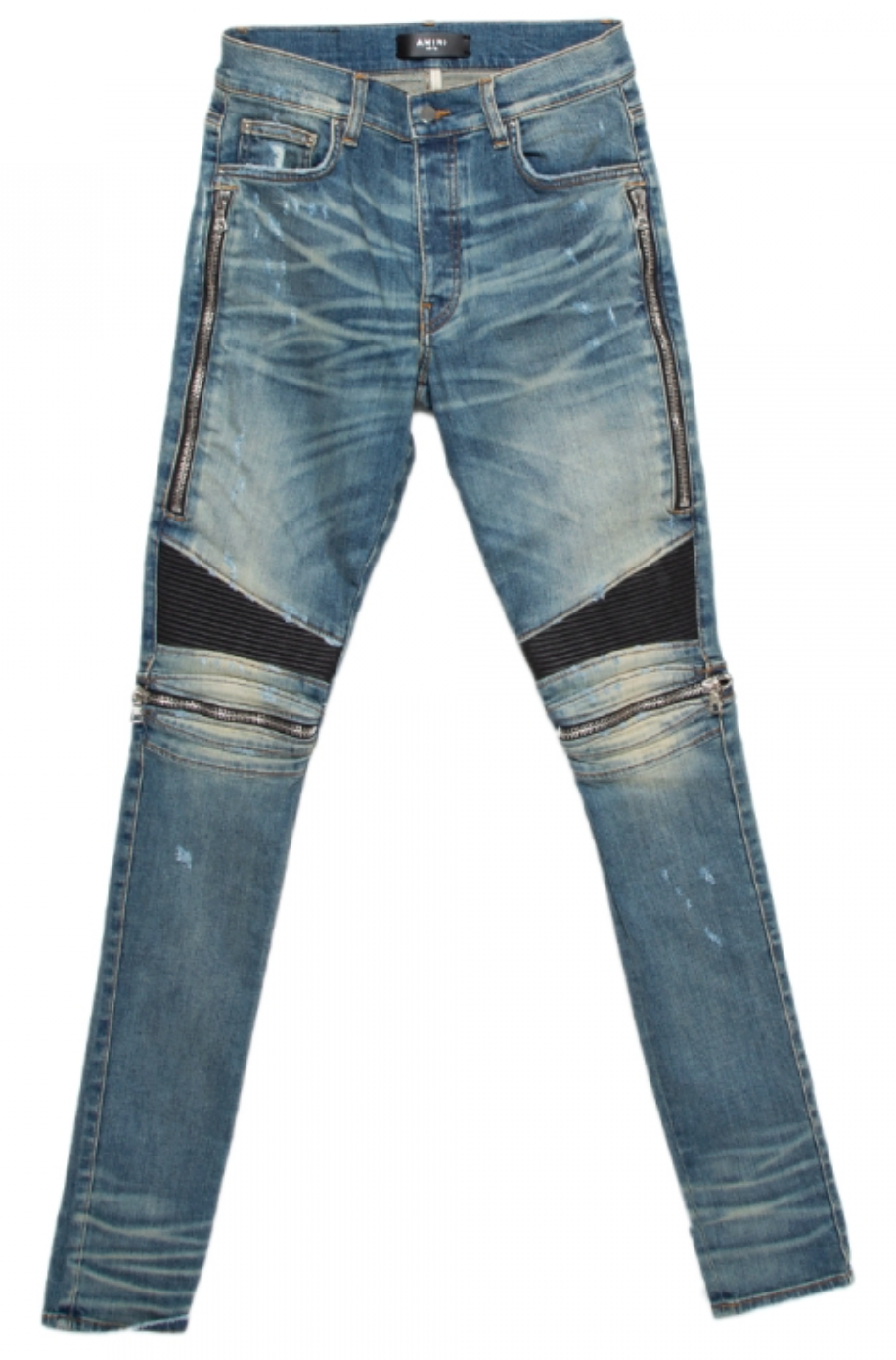 Amiri MX2 skinny jeans blue wash