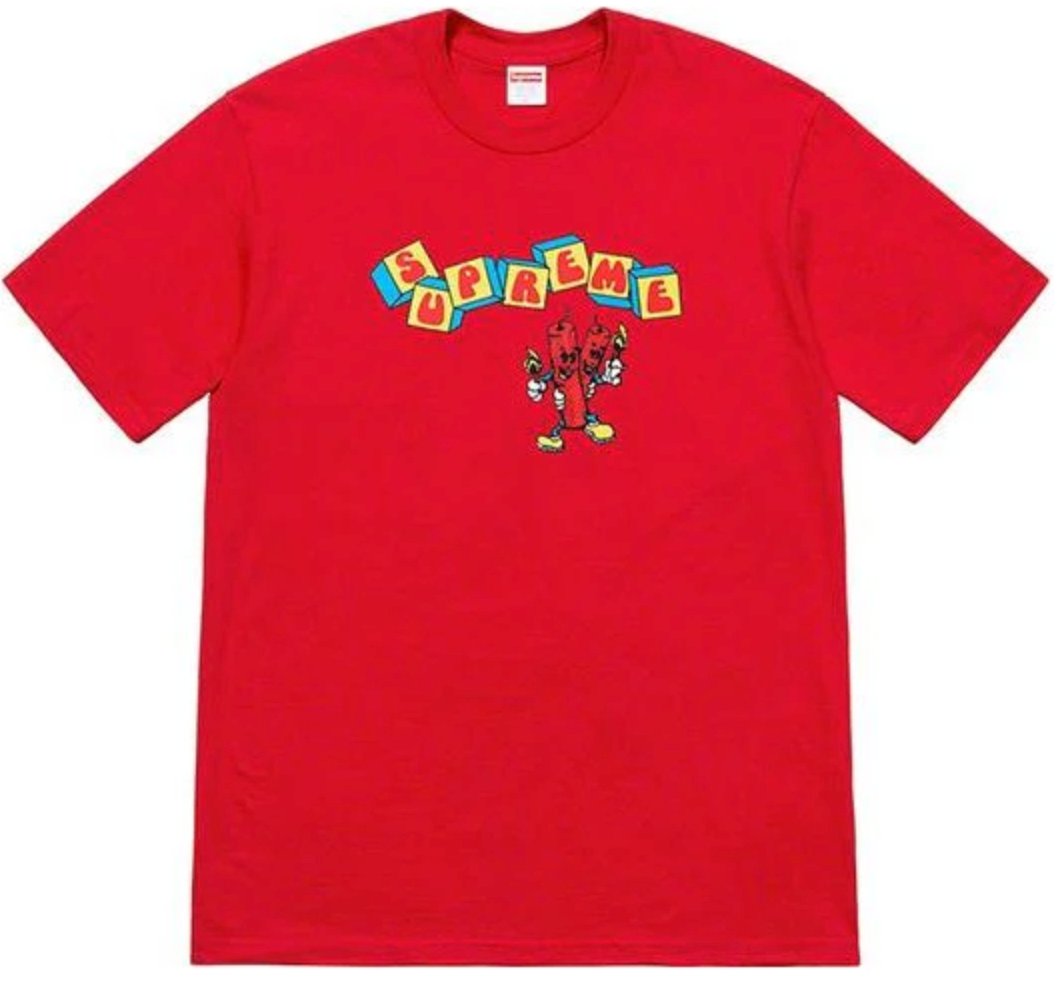 Supreme SS19 Dynamite Tee Red