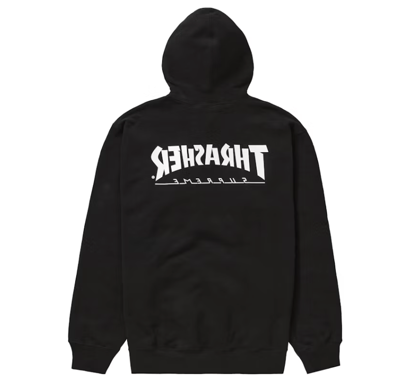 Supreme Thrasher Hooded Sweatshirt Black