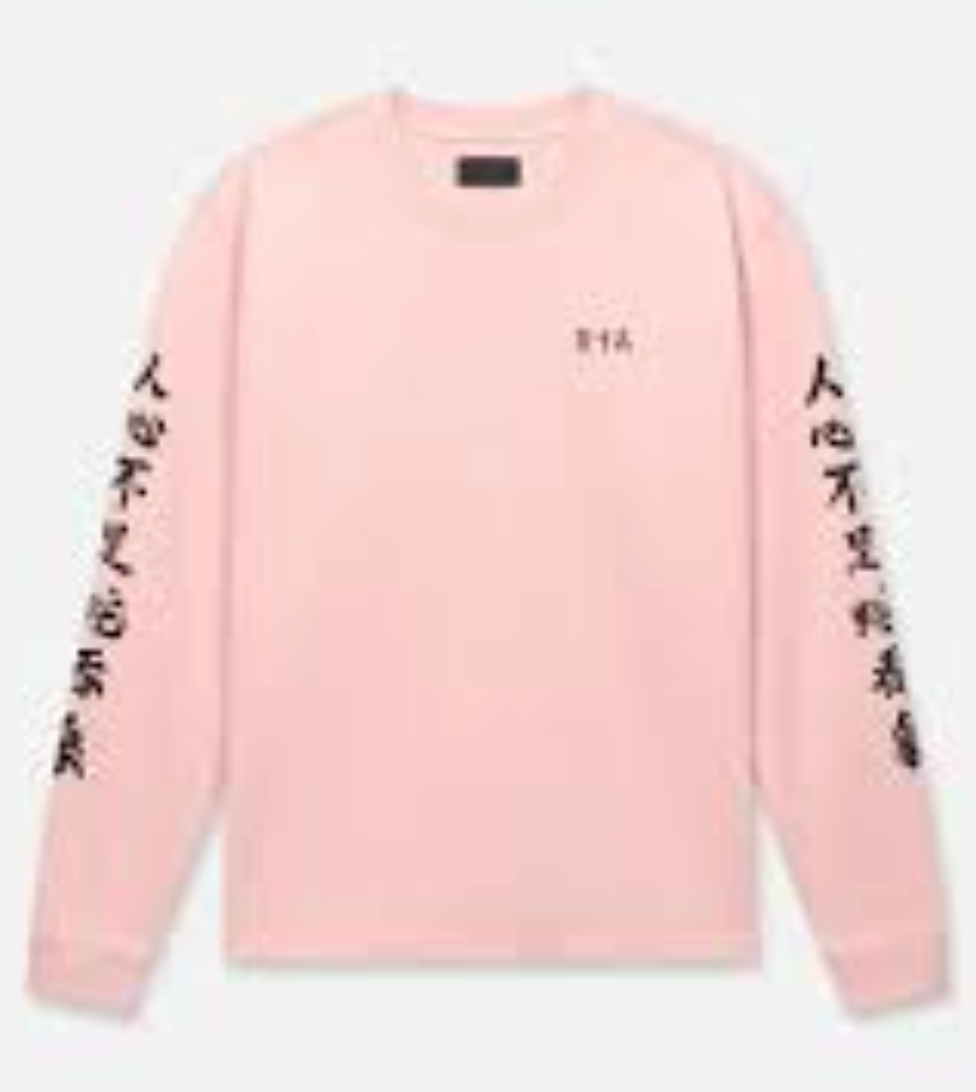 RTA Lawrence Long Sleeve Tee Pink