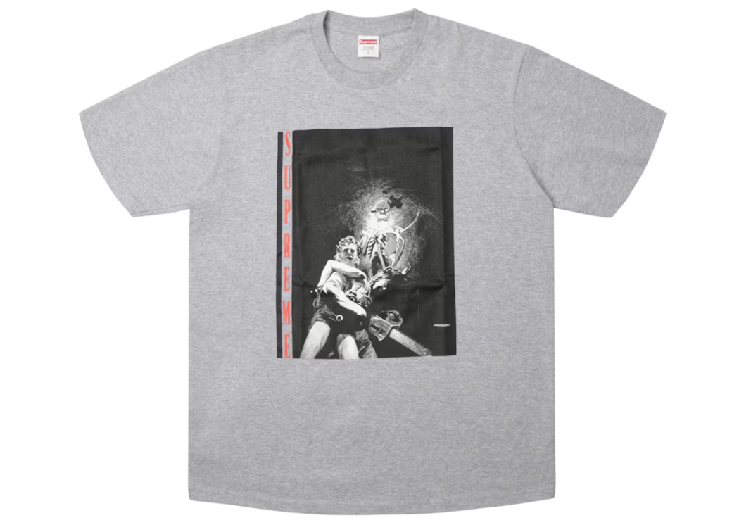 Supreme Horror Tee Heather Grey