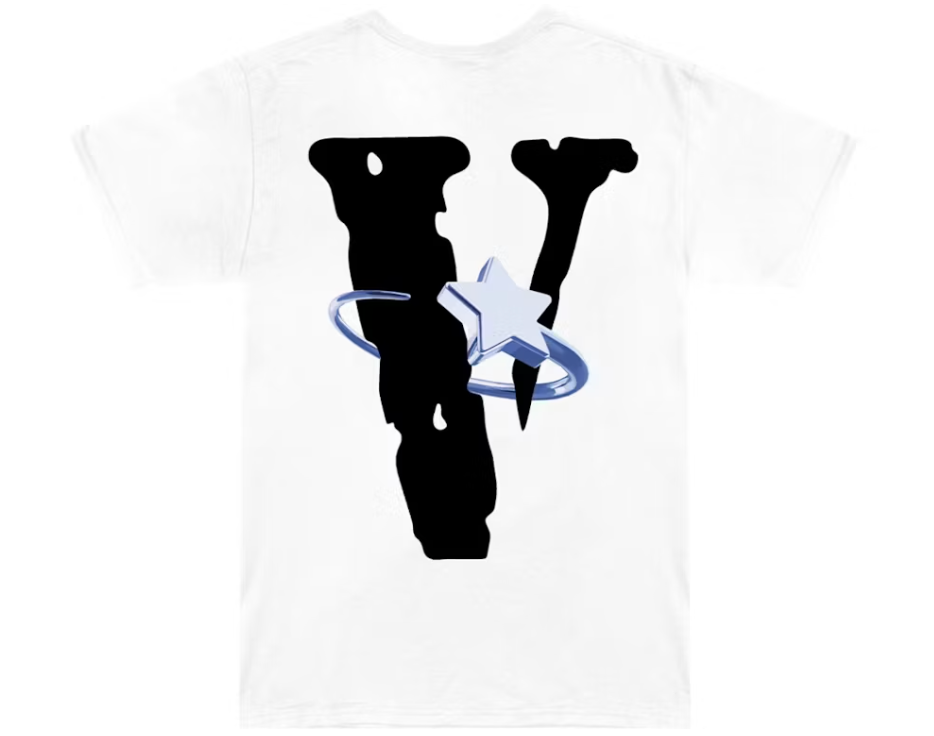 Pop Smoke x Vlone Halo T-shirt White