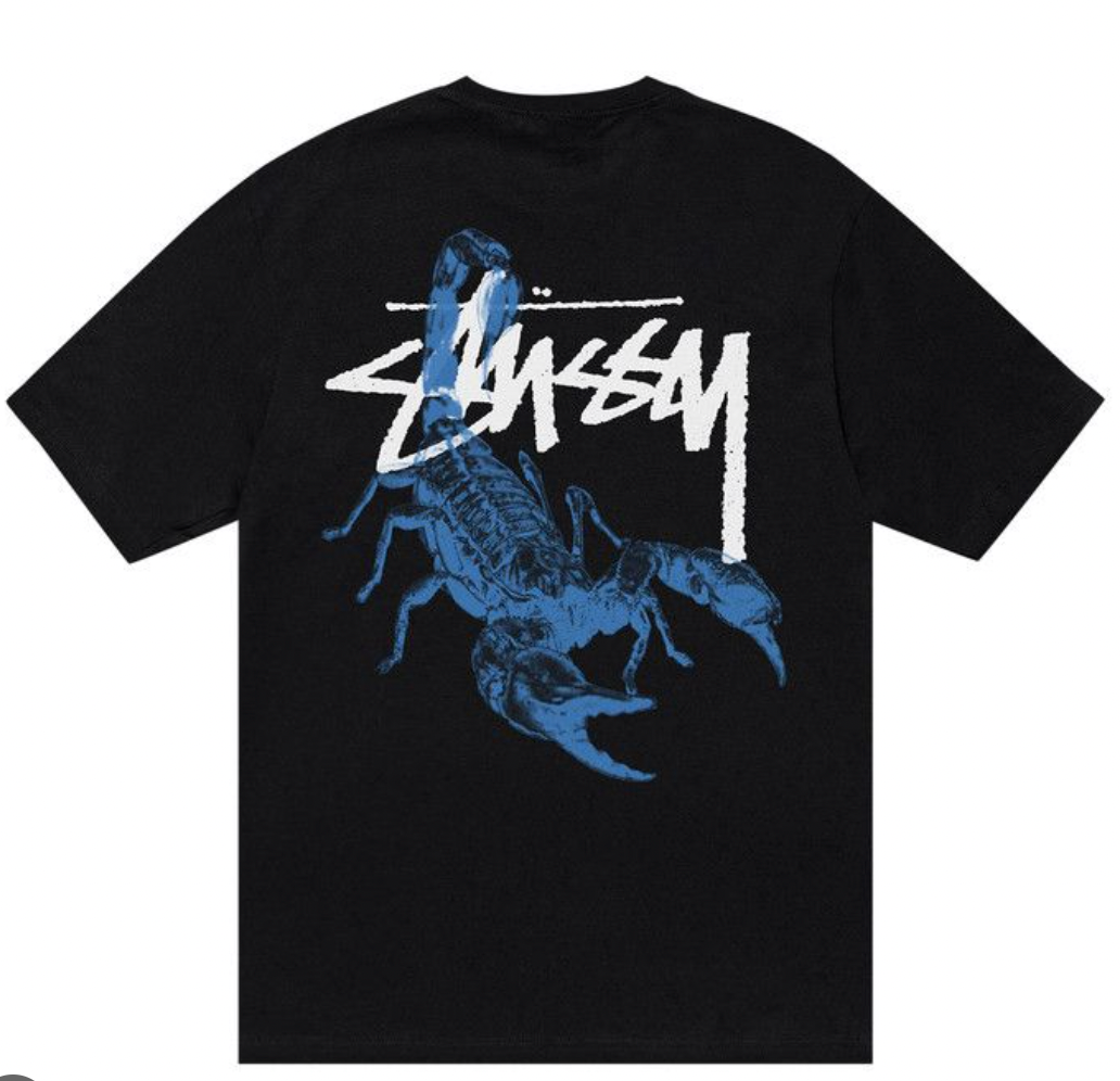 Stussy Scorpion Tee Black