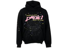 Sp5der P*NK Hoodie Black