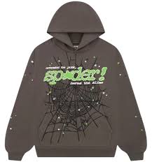 Sp5der Punk V2 Hoodie Slate Grey