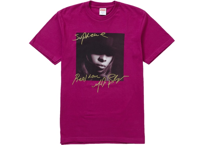 Supreme Mary J Blige Tee Magenta