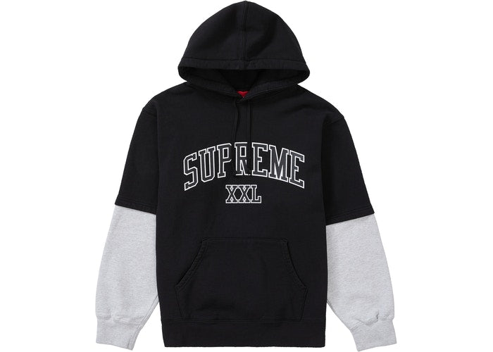 Supreme XXL Hooded Sweatshirt Black (PADS)