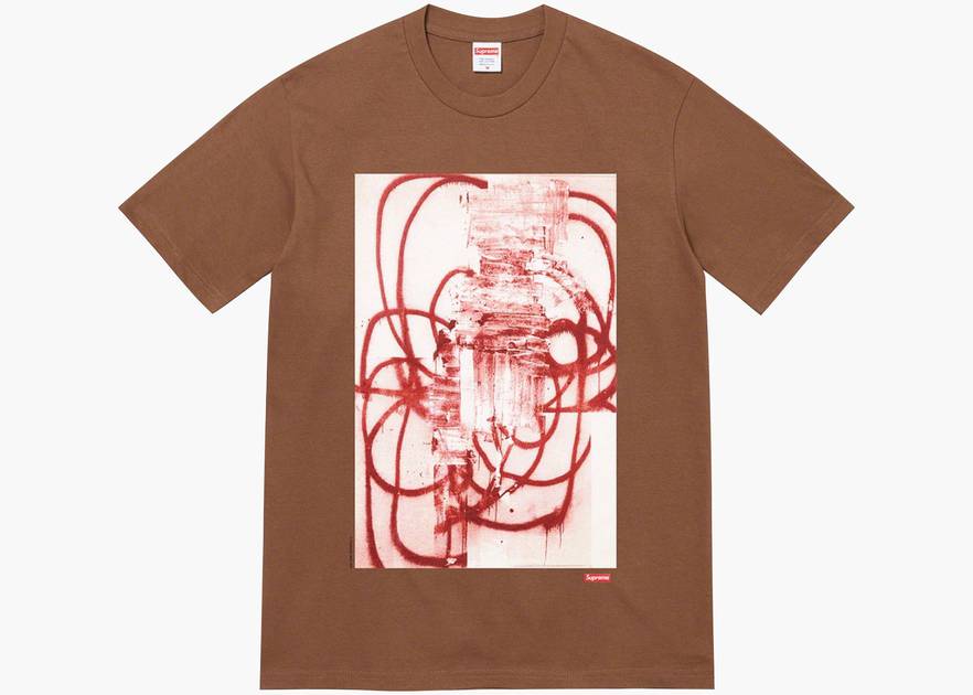 Supreme Christopher Wool 2001 Tee Brown