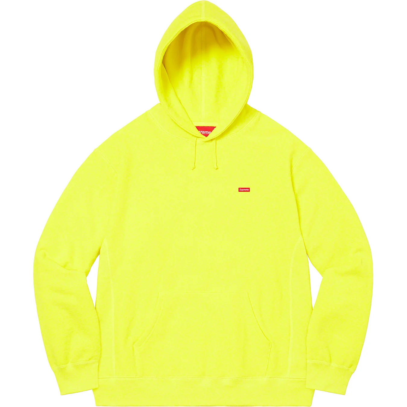 Supreme Small Box Hooded Sweatshirt Lemon